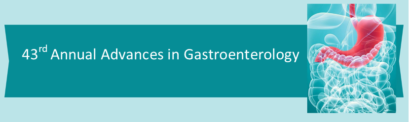 43rd Annual Advances in Gastroenterology Banner